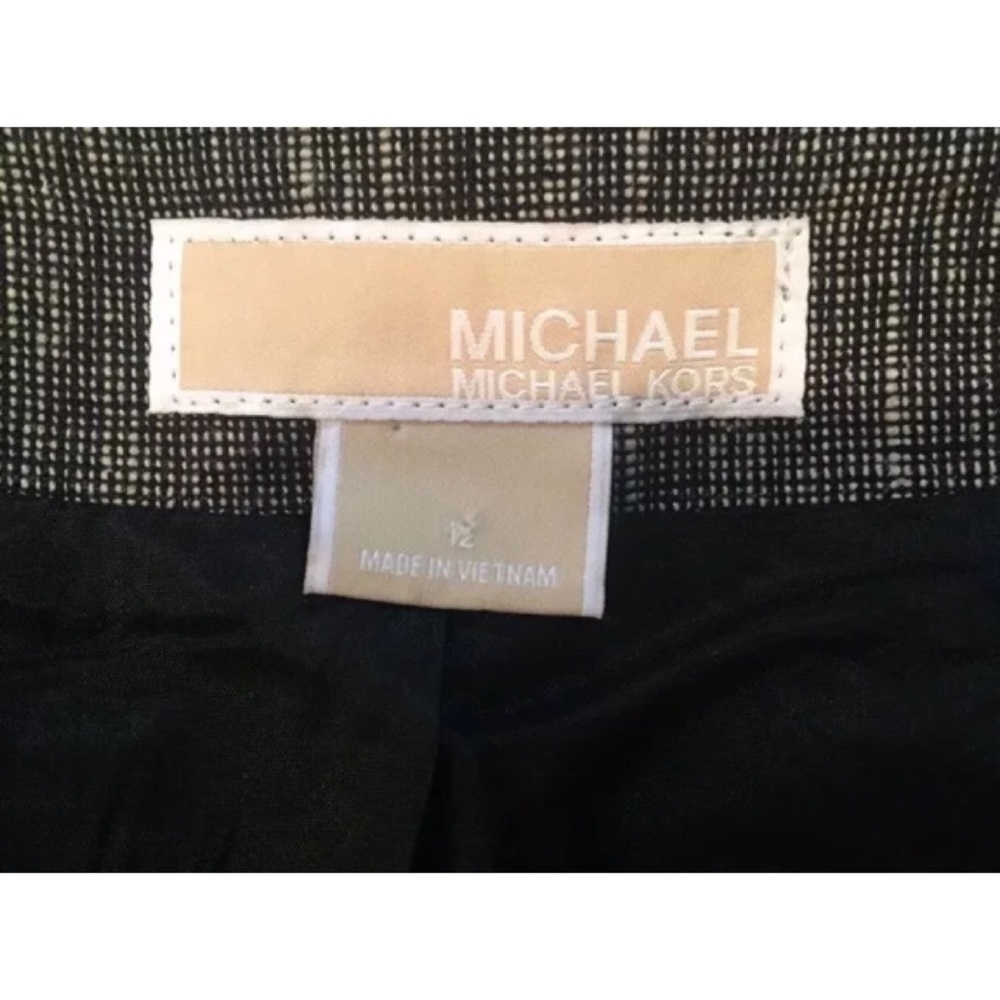 MICHAEL KORS Sz 2 Capped Sleeve Belted Vest Top - Picture 4 of 6
